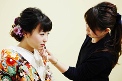 フォトウェディングのヘアメイク